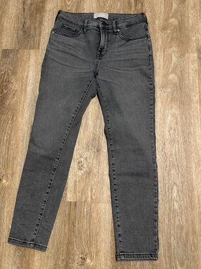 Everlane Charcoal Gray Mid-rise Ankle Skinny Jeans